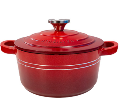 Kit Caçarola Vermelha 24CM Redsilver