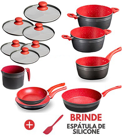 Kit Kit 13 Peças Redsilver